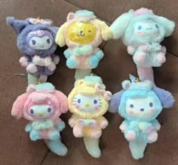 2026 New Sanrio Dream Unicorn Series Vinyl Plush Blind Box Cute Cartoon Hello Kitty Kuromi Pendants Girl Bag Ornament Toy Gifts