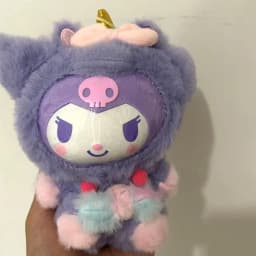2026 New Sanrio Dream Unicorn Series Vinyl Plush Blind Box Cute Cartoon Hello Kitty Kuromi Pendants Girl Bag Ornament Toy Gifts