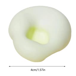 4cm Mochi Ball Slow-Rebound Toy, Portable Moltable Ball Squeeze Toy, Realistic Mochi-like Textured Toy for Stress Relief
