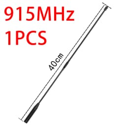GIZONT LoRa 868MHz 915MHz Antenna For Meshtastic Heltec V3 & V4 ESP 32 Two Sections Soft Whip Antenna, Flexible and Bendable