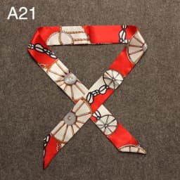 New Silk Small Women Fashion Scarf Hair Bags Handle Decoration Tie Multifunction Hand Ribbon Scarf 4*100cm M30