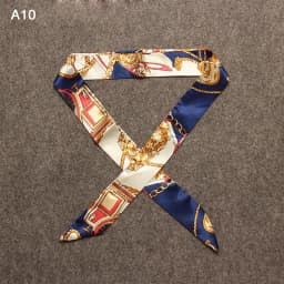 New Silk Small Women Fashion Scarf Hair Bags Handle Decoration Tie Multifunction Hand Ribbon Scarf 4*100cm M30
