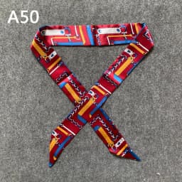 New Silk Small Women Fashion Scarf Hair Bags Handle Decoration Tie Multifunction Hand Ribbon Scarf 4*100cm M30