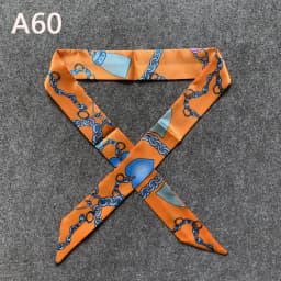 New Silk Small Women Fashion Scarf Hair Bags Handle Decoration Tie Multifunction Hand Ribbon Scarf 4*100cm M30