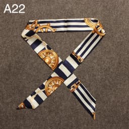 New Silk Small Women Fashion Scarf Hair Bags Handle Decoration Tie Multifunction Hand Ribbon Scarf 4*100cm M30