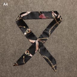 New Silk Small Women Fashion Scarf Hair Bags Handle Decoration Tie Multifunction Hand Ribbon Scarf 4*100cm M30