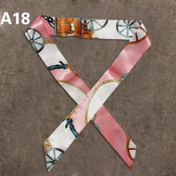 New Silk Small Women Fashion Scarf Hair Bags Handle Decoration Tie Multifunction Hand Ribbon Scarf 4*100cm M30