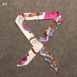 New Silk Small Women Fashion Scarf Hair Bags Handle Decoration Tie Multifunction Hand Ribbon Scarf 4*100cm M30