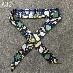 New Silk Small Women Fashion Scarf Hair Bags Handle Decoration Tie Multifunction Hand Ribbon Scarf 4*100cm M30