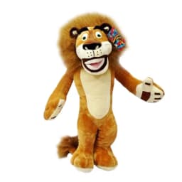 1pc 20-35cm 6 Styles Madagascar plush toy stuffed soft animal dolls giraffe hippo lion penguin zebra lemurs figure gift for kids