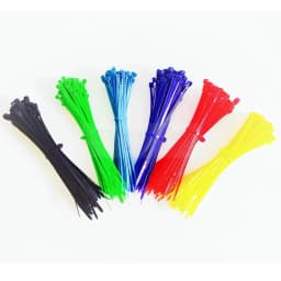 Colored Cable Ties Plastic Cable Wire Zip Ties Self-lock Cable Fasteners Electric Cable Wire Organizer PVC Nylon Cable Organizer