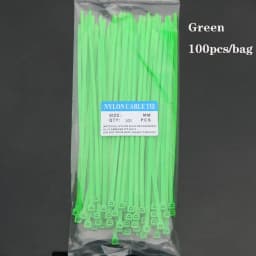 Colored Cable Ties Plastic Cable Wire Zip Ties Self-lock Cable Fasteners Electric Cable Wire Organizer PVC Nylon Cable Organizer