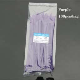 Colored Cable Ties Plastic Cable Wire Zip Ties Self-lock Cable Fasteners Electric Cable Wire Organizer PVC Nylon Cable Organizer