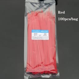 Colored Cable Ties Plastic Cable Wire Zip Ties Self-lock Cable Fasteners Electric Cable Wire Organizer PVC Nylon Cable Organizer