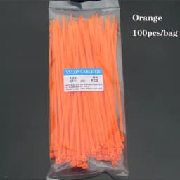 Colored Cable Ties Plastic Cable Wire Zip Ties Self-lock Cable Fasteners Electric Cable Wire Organizer PVC Nylon Cable Organizer