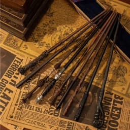 New Anime Cosplay Metal Core Magic Wand Harri Decoration Toy Accessories For Bacchetta Di Plastic Pottee Magic Stick