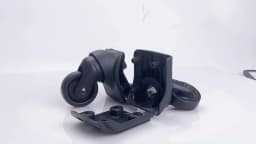 GUGULUZA 1 Pair Replacement Luggage Wheel Repair Suitcase Bag Parts Spinner Wheels Casters for Travel Case Customs Box ST0044