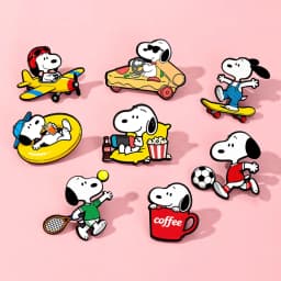 Cartoon cute Square Pants Enamel Lapel Pins Cartoon Character Collectible Badges Cute Children's Gift Jewelry for Backpacks**