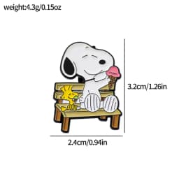 Cartoon cute Square Pants Enamel Lapel Pins Cartoon Character Collectible Badges Cute Children's Gift Jewelry for Backpacks**