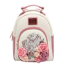 Beauty and The Beast Belle Stained Glass Portrait Mini Backpack