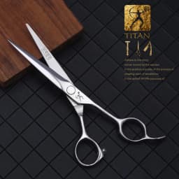 Titan Barber Scissors Hairdressing Cutting Tools Thinning Shears for Hairdressers 5.5, 6.0, 6.5 Inch 440C Steel