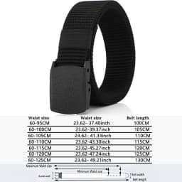 Mens Nylon Webbing Belts Canvas Casual Fabric Tactical Belt High Quality Accessories Jeans  Waist Strap HB041