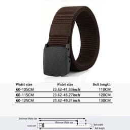Mens Nylon Webbing Belts Canvas Casual Fabric Tactical Belt High Quality Accessories Jeans  Waist Strap HB041