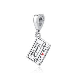 925 Sterling Silver Charms Beads Original Love Music Notes Piano Headphone Charm Fit Brand Bracelets Necklaces Jewelry For Women