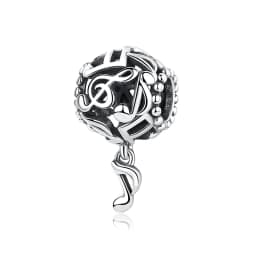 925 Sterling Silver Charms Beads Original Love Music Notes Piano Headphone Charm Fit Brand Bracelets Necklaces Jewelry For Women
