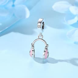 925 Sterling Silver Charms Beads Original Love Music Notes Piano Headphone Charm Fit Brand Bracelets Necklaces Jewelry For Women