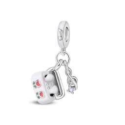 925 Sterling Silver Charms Beads Original Love Music Notes Piano Headphone Charm Fit Brand Bracelets Necklaces Jewelry For Women