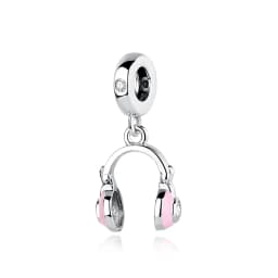 925 Sterling Silver Charms Beads Original Love Music Notes Piano Headphone Charm Fit Brand Bracelets Necklaces Jewelry For Women