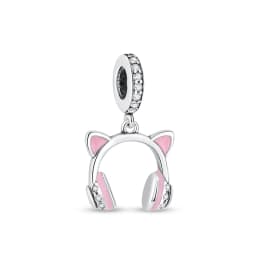 925 Sterling Silver Charms Beads Original Love Music Notes Piano Headphone Charm Fit Brand Bracelets Necklaces Jewelry For Women