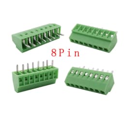 5/10Pcs KF128 2.54mm Pitch PCB Terminal Block Connector 150V 6A 2/3/4/5/6/7/8/9/10/12/14/16Pin Screw Terminal For 26-18AWG Cable