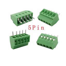 5/10Pcs KF128 2.54mm Pitch PCB Terminal Block Connector 150V 6A 2/3/4/5/6/7/8/9/10/12/14/16Pin Screw Terminal For 26-18AWG Cable