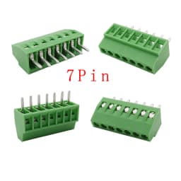 5/10Pcs KF128 2.54mm Pitch PCB Terminal Block Connector 150V 6A 2/3/4/5/6/7/8/9/10/12/14/16Pin Screw Terminal For 26-18AWG Cable