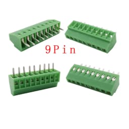 5/10Pcs KF128 2.54mm Pitch PCB Terminal Block Connector 150V 6A 2/3/4/5/6/7/8/9/10/12/14/16Pin Screw Terminal For 26-18AWG Cable