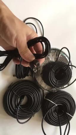 DC 12V CCTV Camera Extension Cable 3/5/10/15/20/30 Meters 5.5mmx2.1mm Power Extension Cord Cables for Wifi/AHD/IP Security Cams