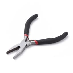 PandaHall Jewelry Pliers Tools for Jewelry Making Flat Nose Pliers Polishing Jewelry Making Tools 12x7.3x0.9cm