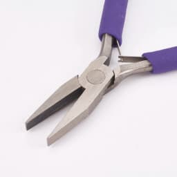 PandaHall Jewelry Pliers Tools for Jewelry Making Flat Nose Pliers Polishing Jewelry Making Tools 12x7.3x0.9cm