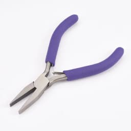 PandaHall Jewelry Pliers Tools for Jewelry Making Flat Nose Pliers Polishing Jewelry Making Tools 12x7.3x0.9cm