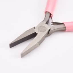PandaHall Jewelry Pliers Tools for Jewelry Making Flat Nose Pliers Polishing Jewelry Making Tools 12x7.3x0.9cm