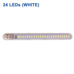 DC5V Mini USB LED Night Light 3LEDs 8LEDs 10LEDs 24LEDs Book Lamp Extension Pole US Plug Adapter For Reading Notebook Power Bank