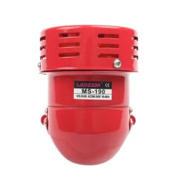 12V DC 24V DC 220V AC 110V AC Red Mini Metal Motor Siren Industrial Alarm Sound electrical guard against theft MS-190