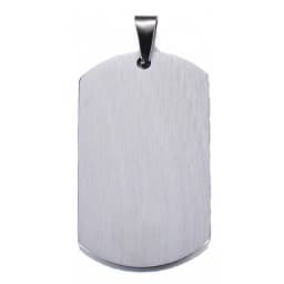 10pcs Wholesale Stainless Steel Military Army Style ID Blank Dog Tags Pendant Rectangle Necklace Jewelry Accessories  (7 Color)