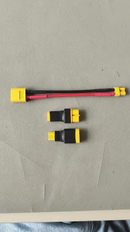 1pcs XT60 to XT30 Connector Adapter Male/Female Plug 10CM 16AWG Silicone Wire Cable for RC FPV Quadcopter CineLog35 Drone Parts