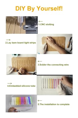 6mm 8mm 12mm S Bendable Separate Flexible Silicone Neon 3528SMD Led Strip 12V For LED Neon Sign Waterproof IP67