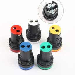 10pcs/lot Waterproof AD16-22DS 22mm 12V24V220V Red Blue Green White Yellow Panel Mount Signal Power Led Indicator Light