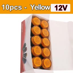 10pcs/lot Waterproof AD16-22DS 22mm 12V24V220V Red Blue Green White Yellow Panel Mount Signal Power Led Indicator Light