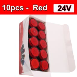 10pcs/lot Waterproof AD16-22DS 22mm 12V24V220V Red Blue Green White Yellow Panel Mount Signal Power Led Indicator Light